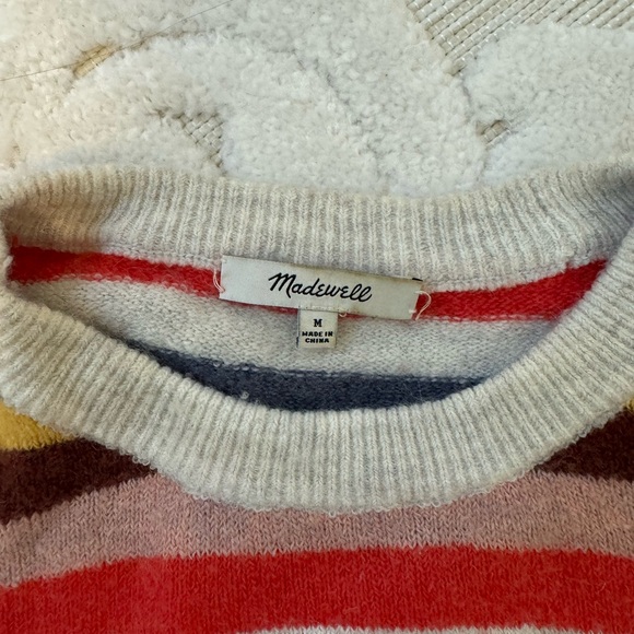 Madewell Cardiff Striped Sweater Coziest Yarn - Picture 7 of 10
